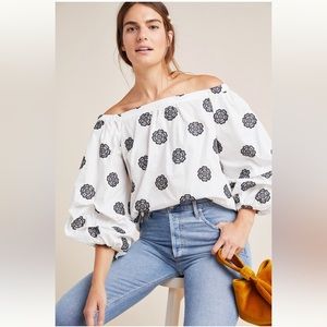 Maeve Carnelia Off-the-shoulder blouse